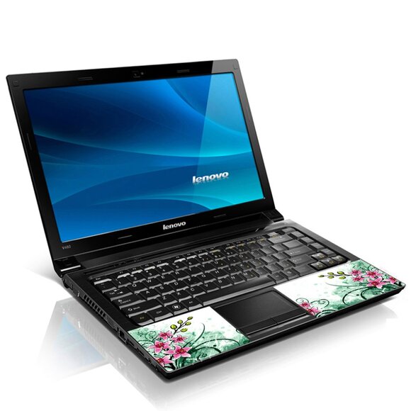 LSS 15.6 & 17.3 Inches Laptop Notebook Skin Sticker Decal - Pink Flower Floral - Picture 2 of 2